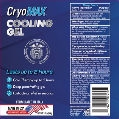 214689 LFW-ICEGL-33 CryoMax Cooling Gel 3.5oz Approval Form Proof copy.jpg Label - 214689 LFW ICEGL 33 CryoMax Cooling Gel 3.5oz Approval Form Proof copy